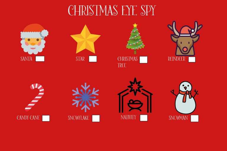 free printable christmas eye spy