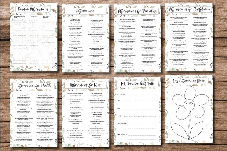 Positive Affirmation Kit for Families