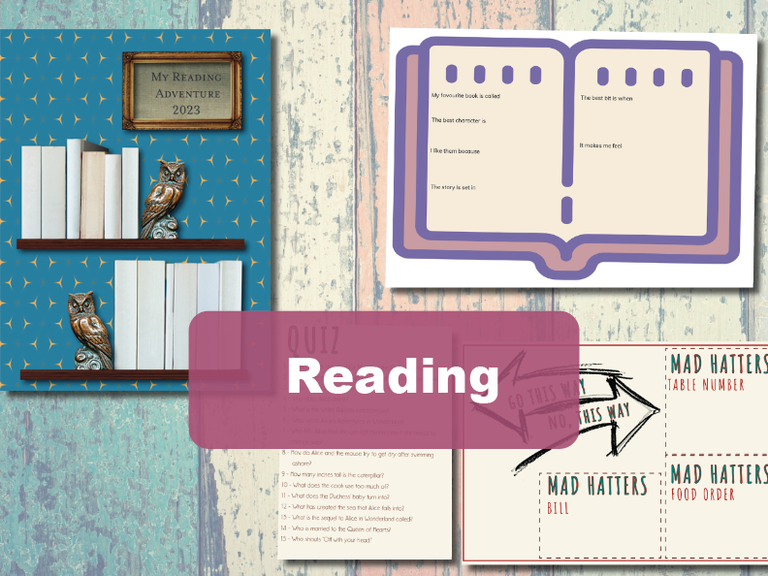 Free reading printables for children