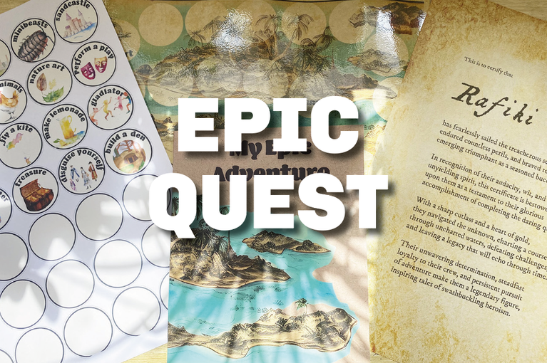 Things to do with kids activity pack