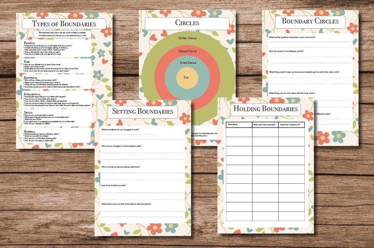 Boundaries Worksheets