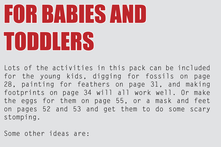 dinosaur themed activities for kids