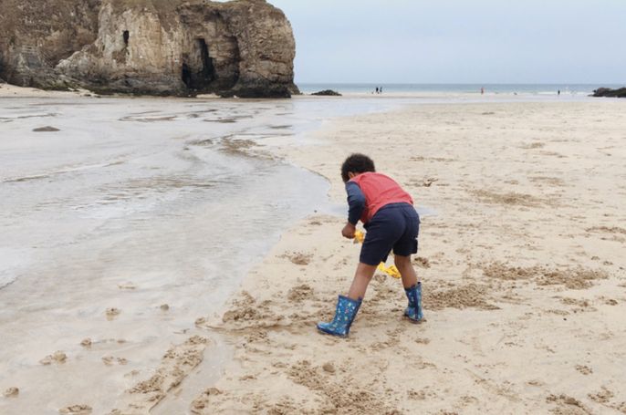 Activities for kids to do on a beach
